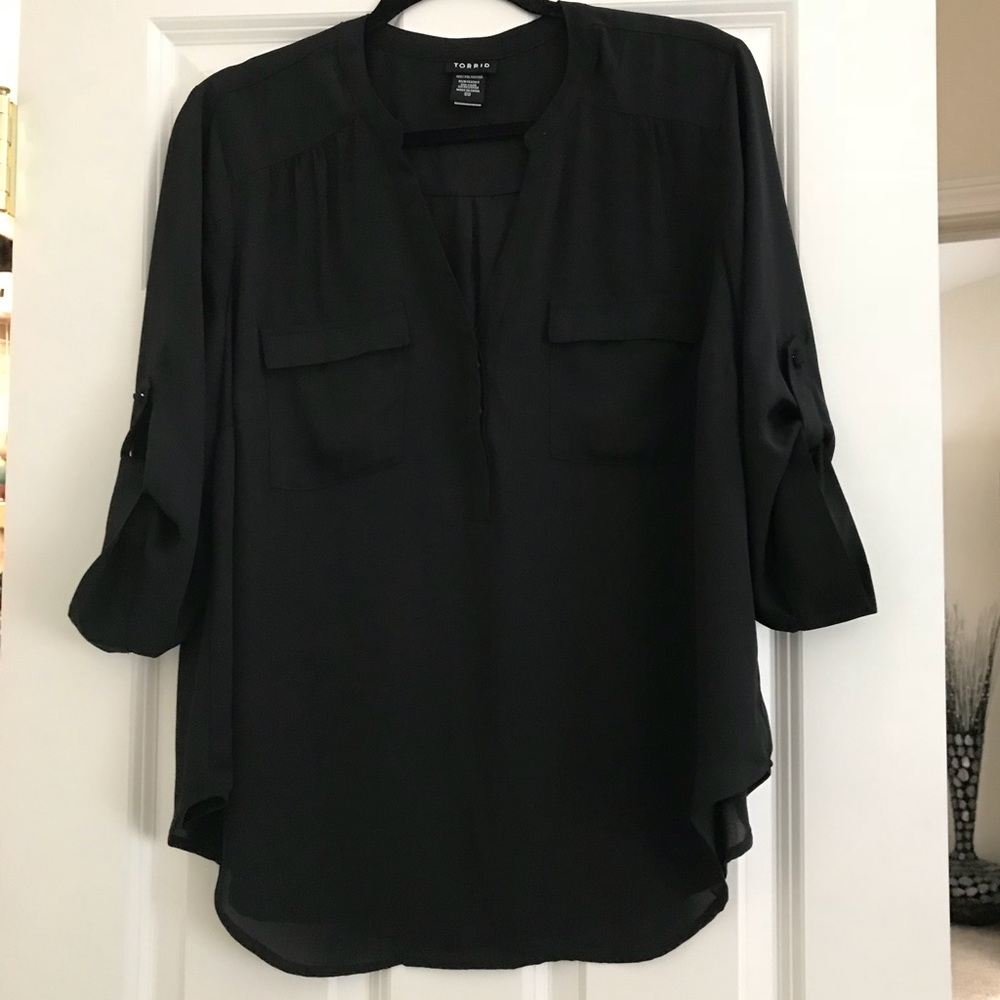 Torrid Georgette blouse